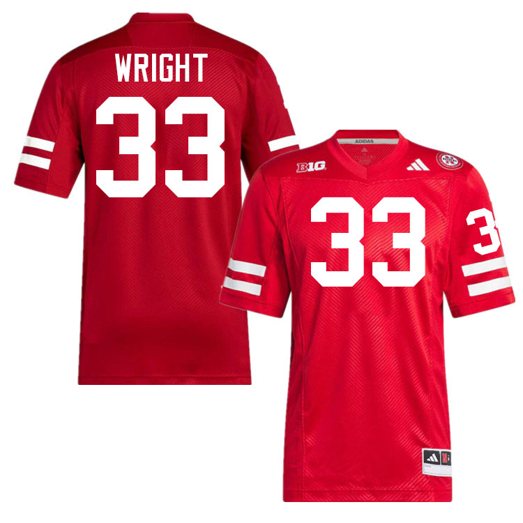 #33 Javin Wright Nebraska Jersey,Nebraska Cornhuskers Football Uniforms,Jersey-Scarlet #33 Javin Wright Nebraska Jersey,Nebraska Cornhuskers Football Uniforms,Jersey-Scarlet